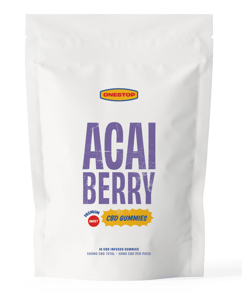 OneStop – Acai Berry 500mg CBD Gummies