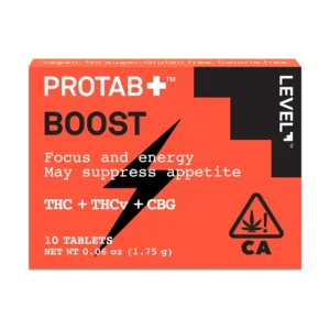 PROTAB+ BOOST [10pk] (200mg D9 THC/70mg THCv/30mg CBG/20mg THCa)