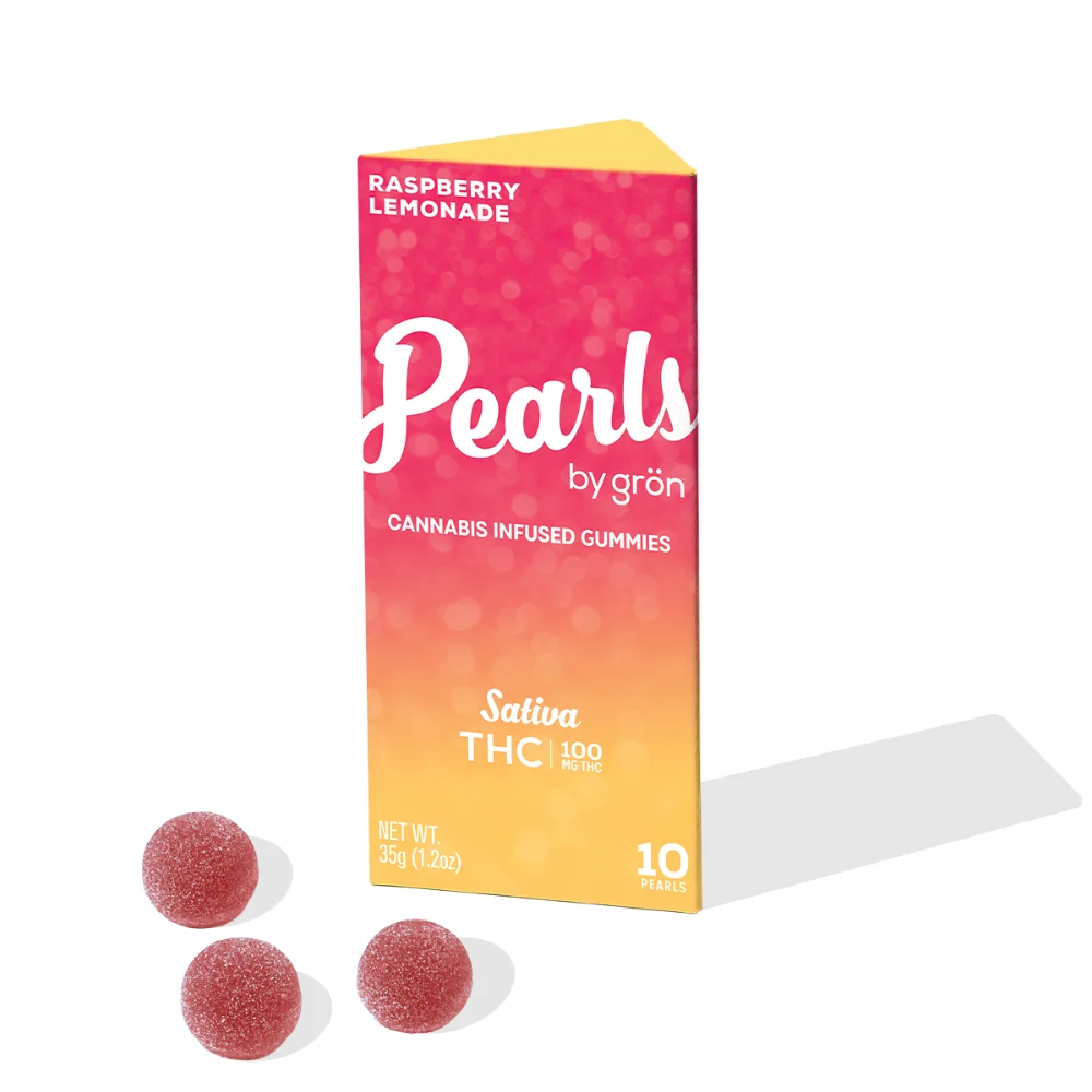 THC Raspberry Lemonade Pearls - Sativa (100mg)